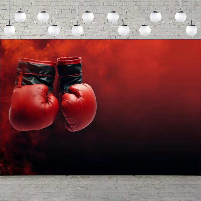 Photography Dark Cloth - Kırmızı Boks Eldivenleri Fotoğraf Arka Planı
