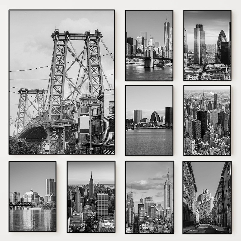 Photography New York - Siyah ve Beyaz New York Şehir