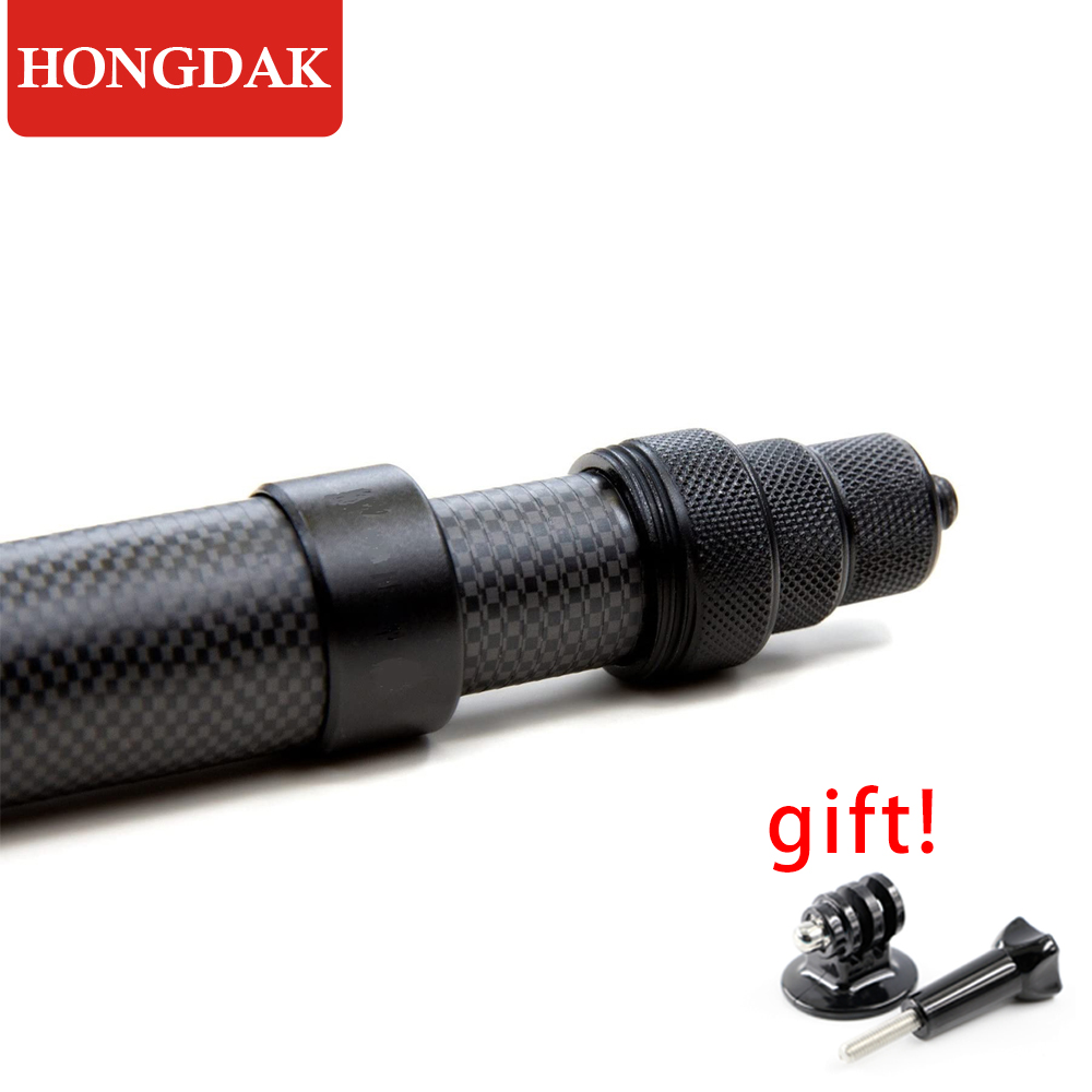 Camera Tripod Carbon - HONGDAK 3 m Karbon Fiber Ölçeklenebilir
