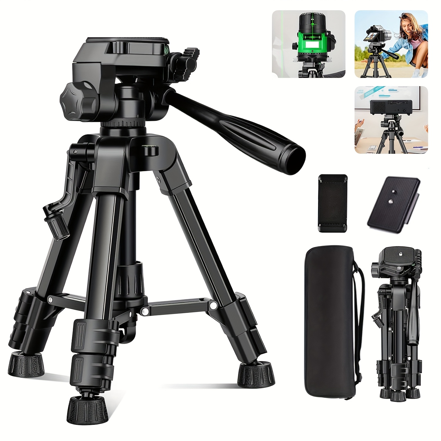 Camera Tripod Carbon - Kamera için Mini Tripod, 25 inç