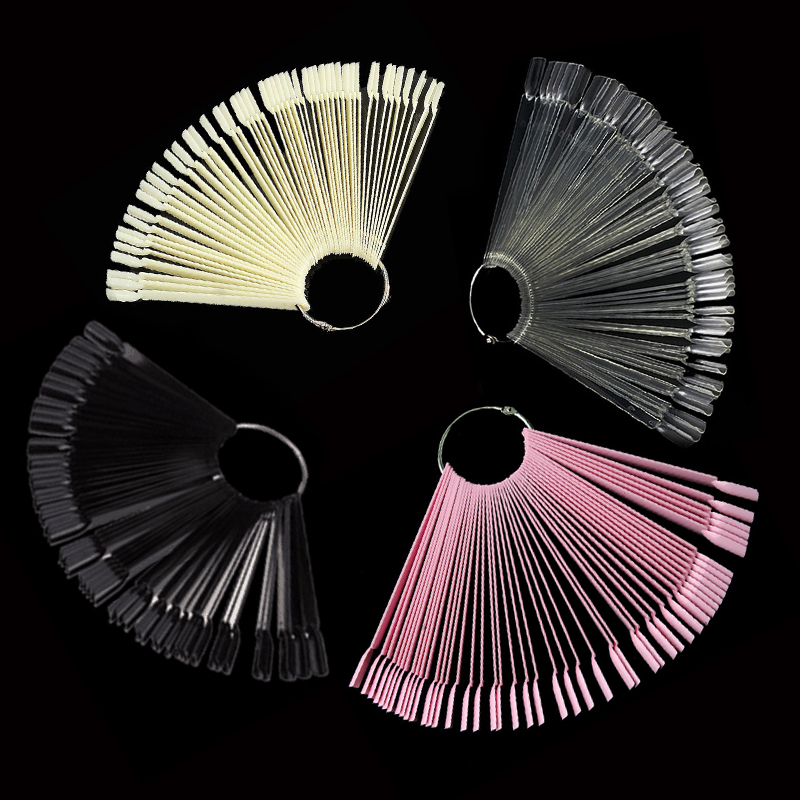 Color Checker Card - 4 renk 50 adet Yanlış Nail