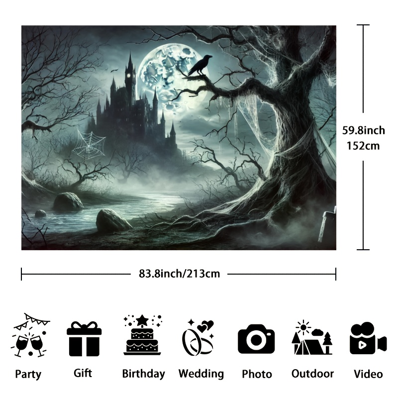 Karanlık Orman ve Dolunay ile  - Photography Dark Cloth incelemesi ve fiyatı