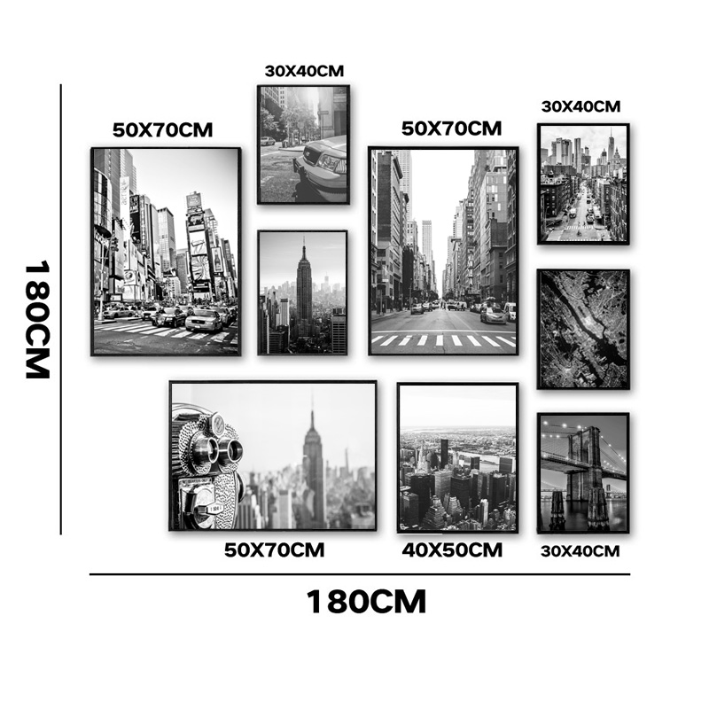 1 adet çerçevesiz tuval boyama - Photography New York incelemesi ve fiyatı