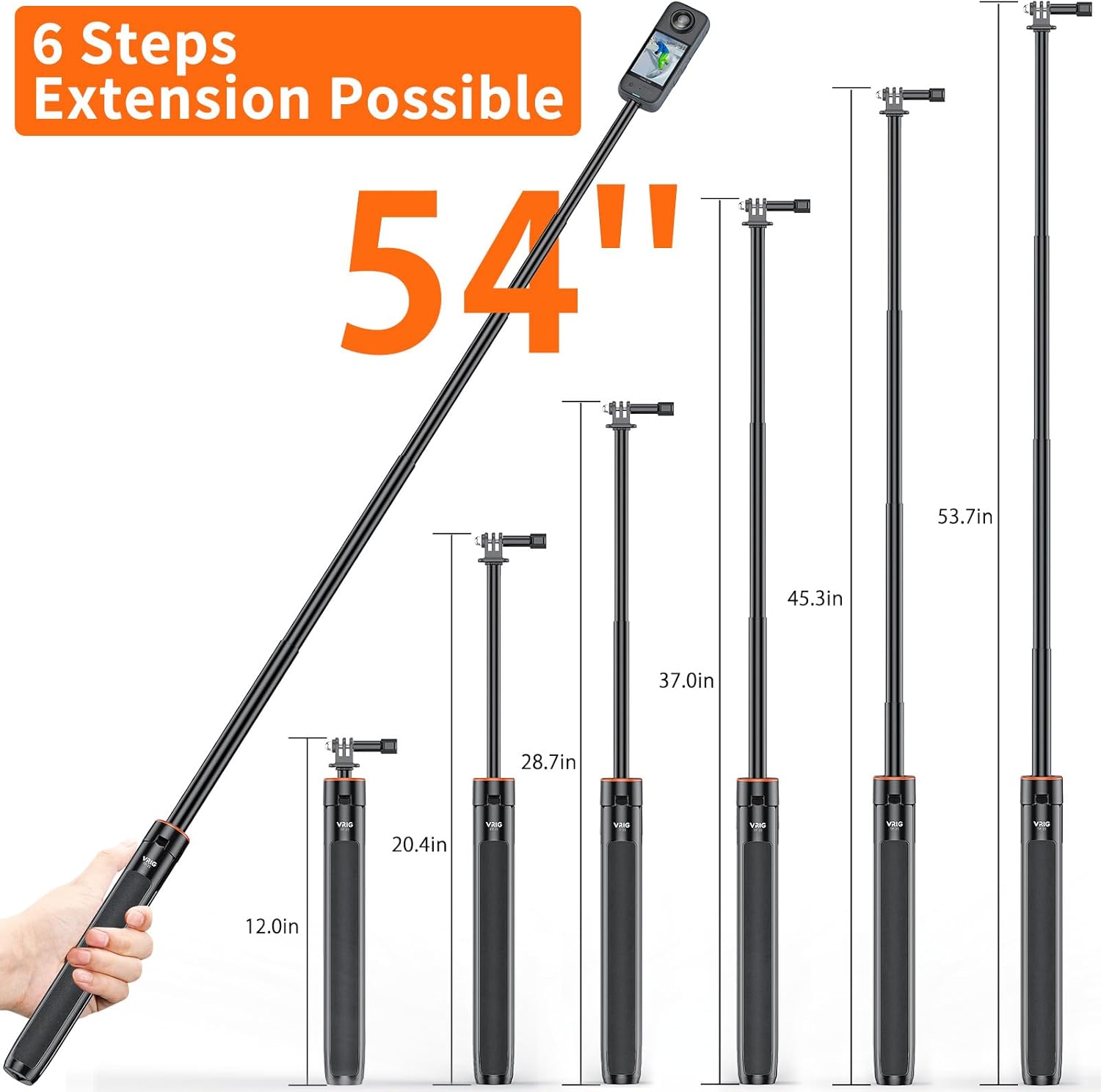Vrig 140cm Uzatılabilir Tripod - Camera Tripod Carbon incelemesi ve fiyatı