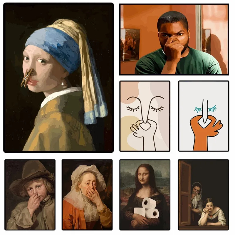 Komik Pinching burun Mona Lisa - Photography Duck incelemesi ve fiyatı