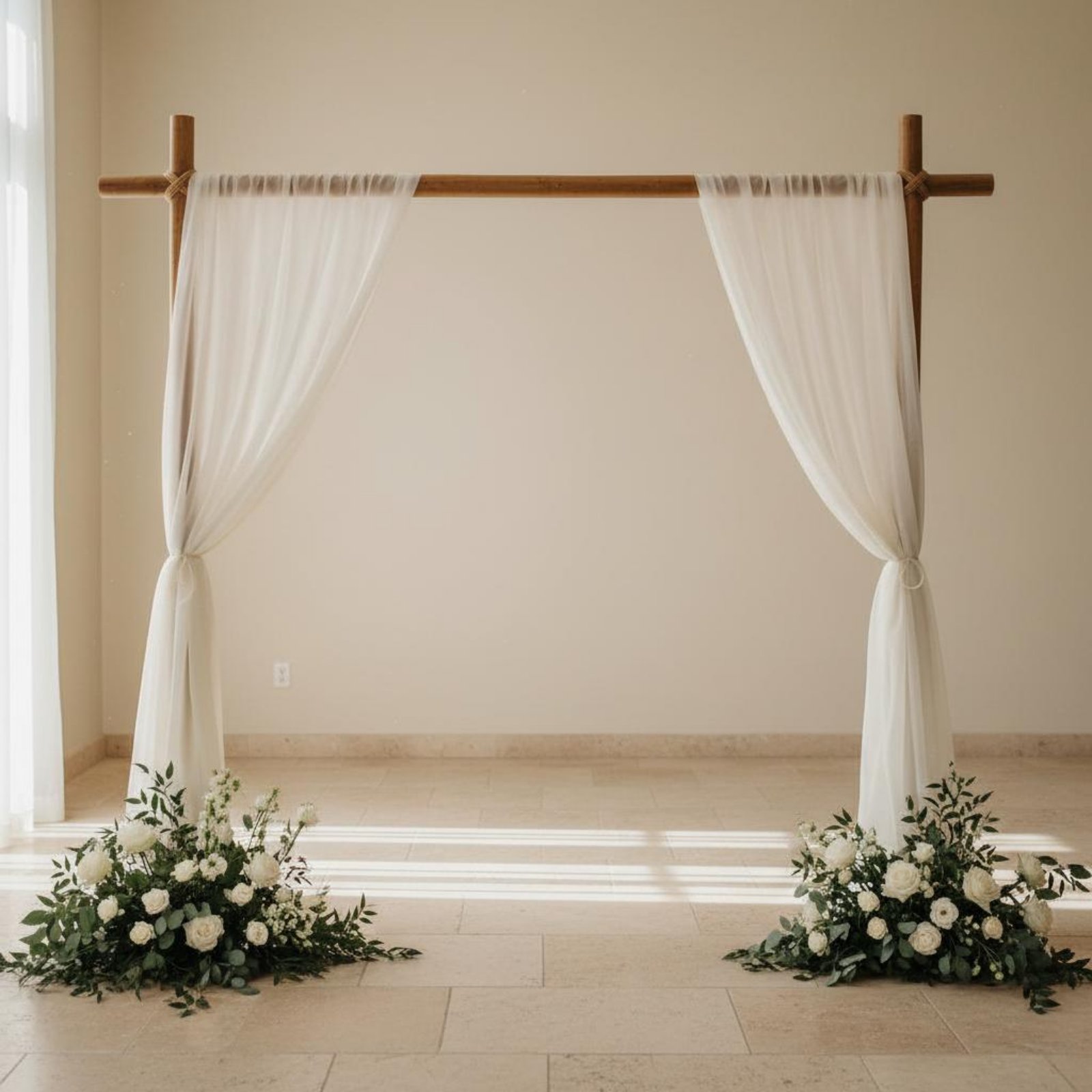 Ahşap Düğün Kemeri İç ve Dış M - Backdrop Stand Kit incelemesi ve fiyatı