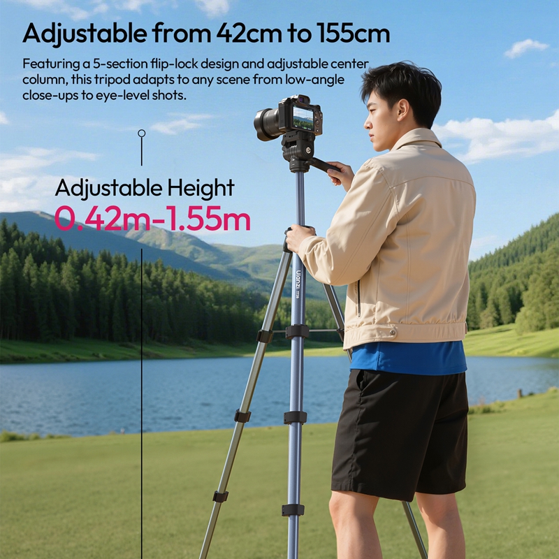 Ulanzi TT39 1.55M Video Kamera - Camera Tripod Carbon incelemesi ve fiyatı