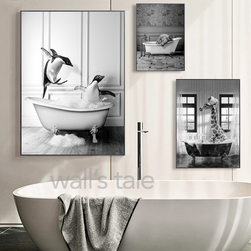 Siyah ve beyaz hayvanlar banyo - Photography Duck incelemesi ve fiyatı