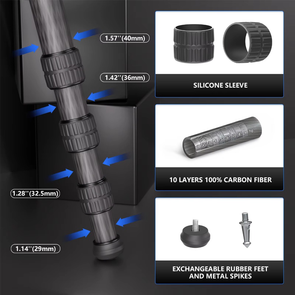 WEYLLAN LX9 Karbon Fiber Tripo - Camera Tripod Carbon incelemesi ve fiyatı