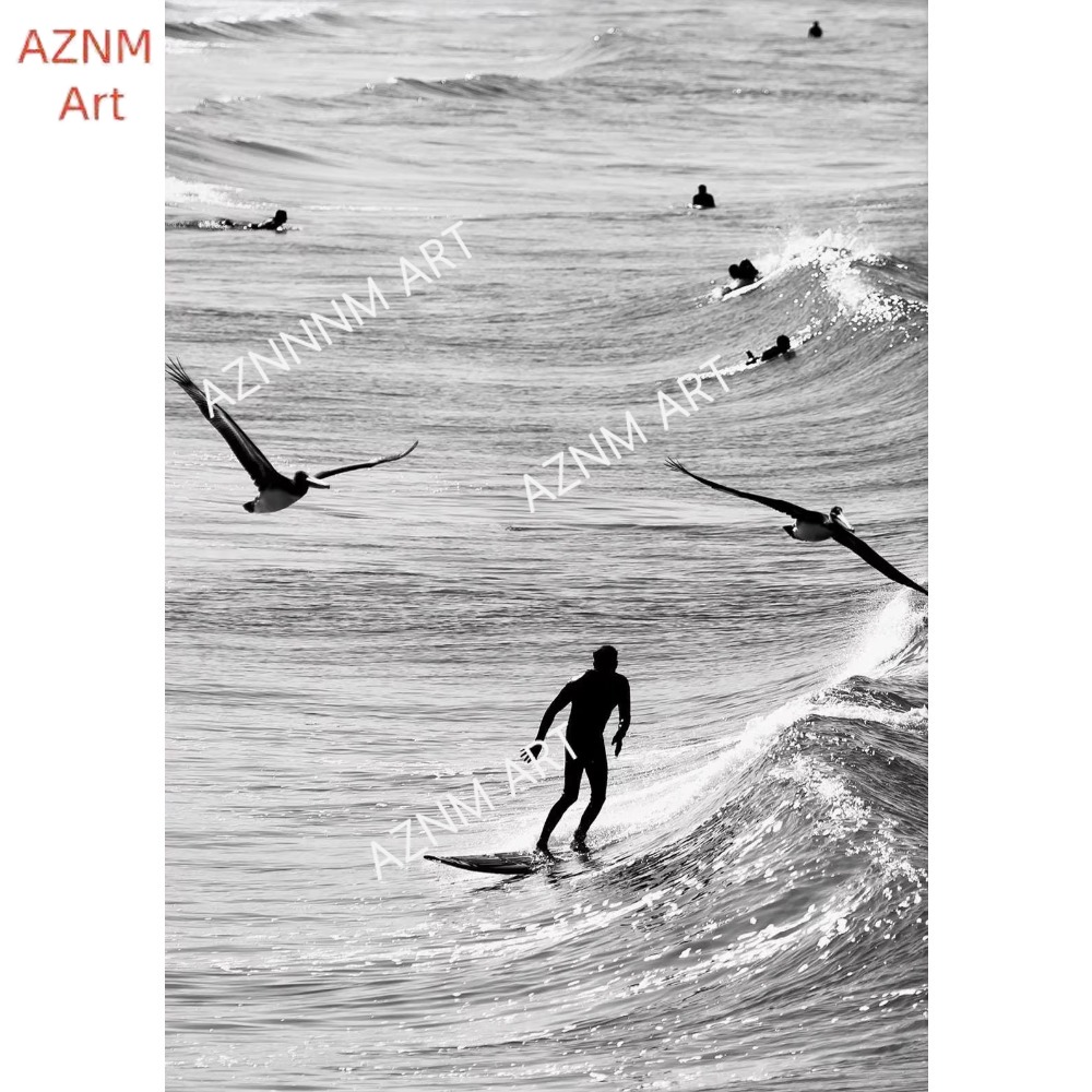 1 adet, ince sörf siyah beyaz  - Photography Class incelemesi ve fiyatı