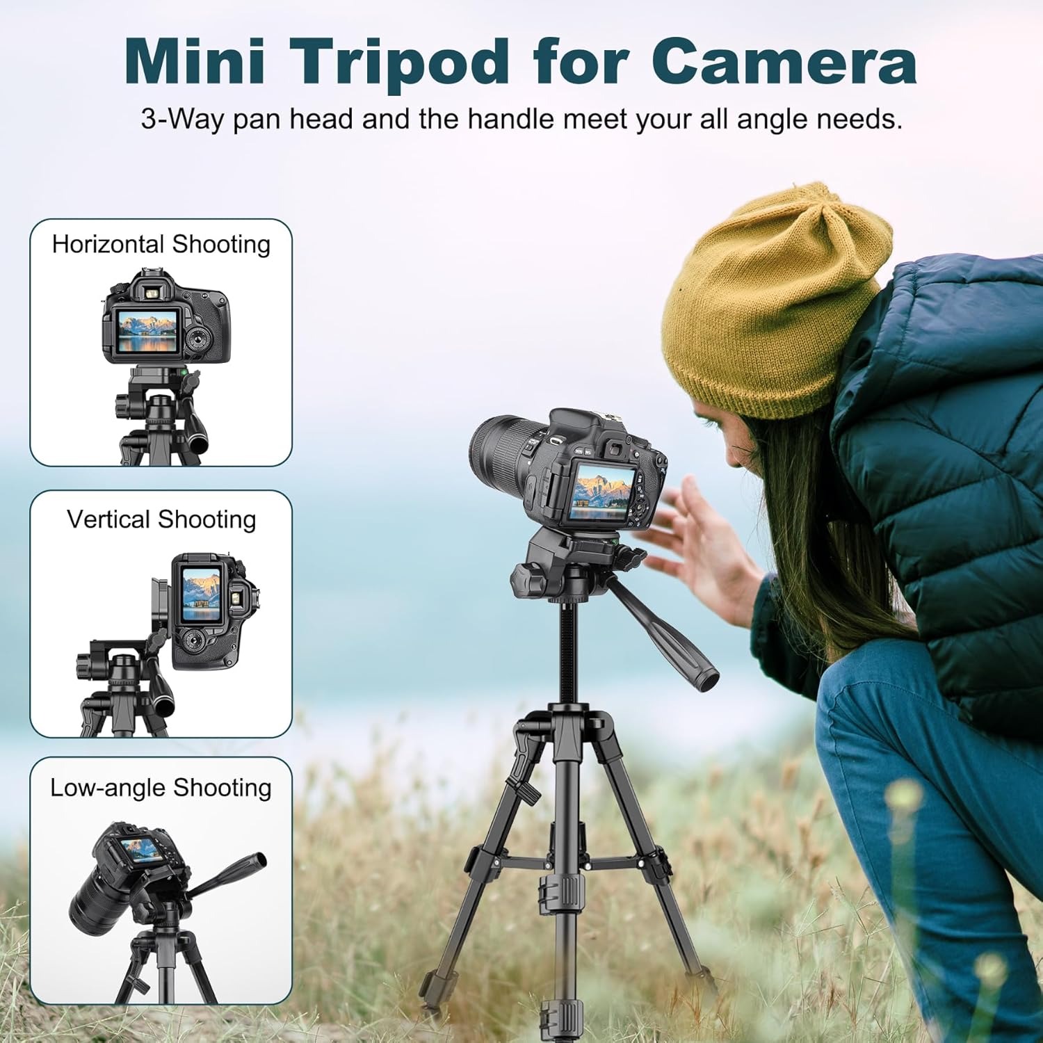 Kamera için Mini Tripod, 25 in - Camera Tripod Carbon incelemesi ve fiyatı