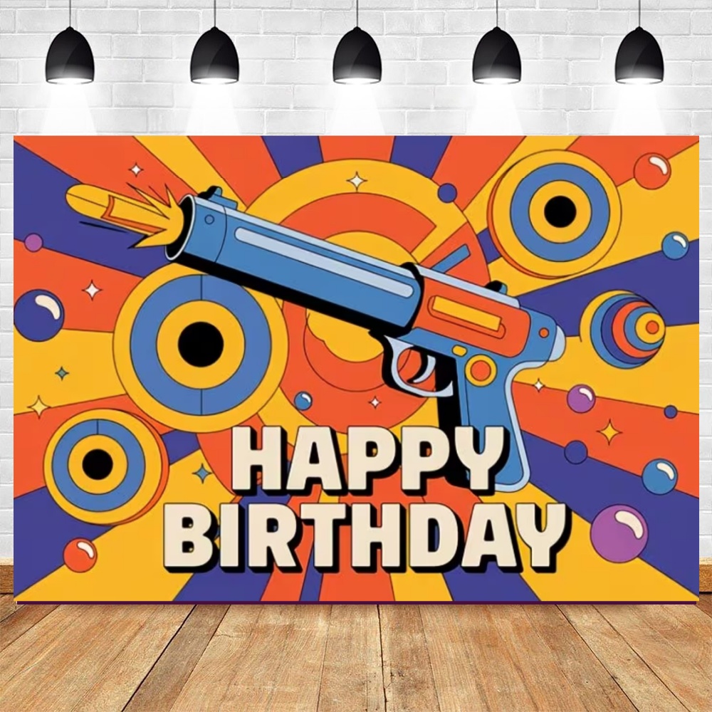 Nerf Gun Tema Doğum Günü Parti - Photography Competition incelemesi ve fiyatı